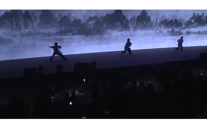 旭派電池2016年代理商大會(huì)太極墨韻表演